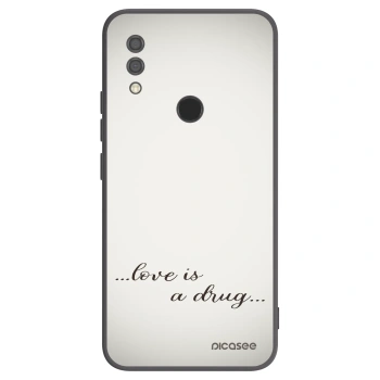 Picasee silikonový černý obal pro Xiaomi Redmi 7 - Love is a drug