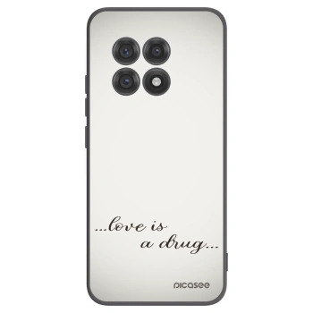 Picasee silikonový černý obal pro OnePlus 13R 5G - Love is a drug