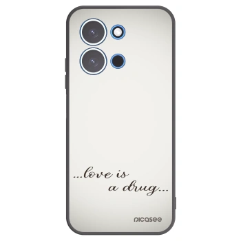 Picasee silikonový černý obal pro Xiaomi Redmi 15C 4G - Love is a drug