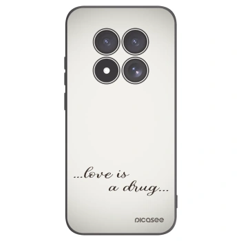 Picasee silikonový černý obal pro Xiaomi Redmi Note 15 Pro 4G - Love is a drug
