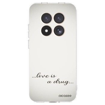 Picasee silikonový průhledný obal pro Xiaomi Redmi Note 15 Pro 4G - Love is a drug
