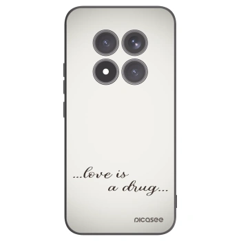 Picasee silikonový černý obal pro Xiaomi Redmi Note 15 Pro+ - Love is a drug