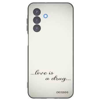 Picasee silikonový černý obal pro Samsung Galaxy A17 5G - Love is a drug
