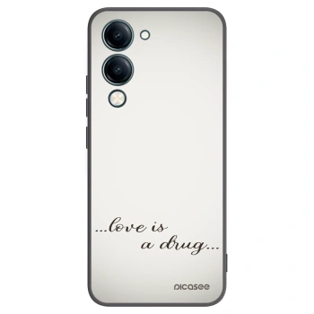 Picasee silikonový černý obal pro Vivo Y29s 5G - Love is a drug