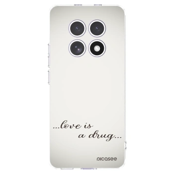 Picasee silikonový průhledný obal pro Xiaomi Redmi Note 15 - Love is a drug