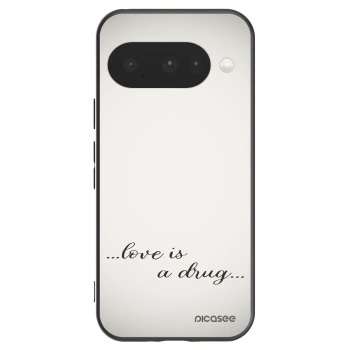 Picasee silikonový černý obal pro Google Pixel 10 - Love is a drug