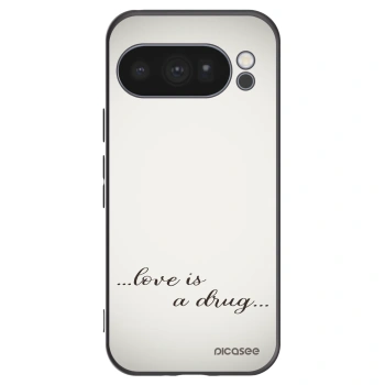 Picasee silikonový černý obal pro Google Pixel 10 Pro - Love is a drug