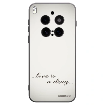 Picasee silikonový černý obal pro Vivo X300 Pro - Love is a drug
