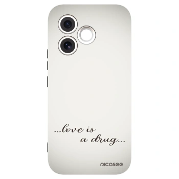 Picasee silikonový černý obal pro Honor 600 Lite - Love is a drug