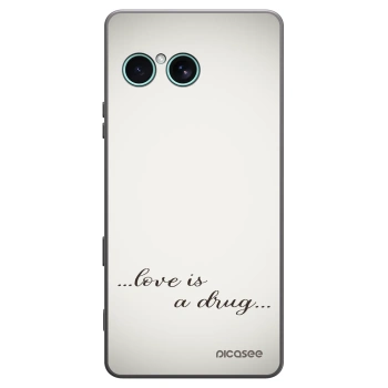 Picasee silikonový černý obal pro Sony Xperia 10 VII - Love is a drug