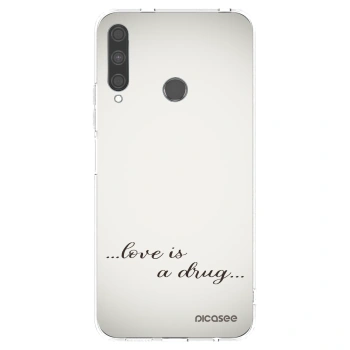 Picasee silikonový průhledný obal pro Huawei P40 Lite E - Love is a drug