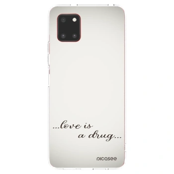 Picasee silikonový průhledný obal pro Samsung Galaxy Note 10 Lite N770F - Love is a drug