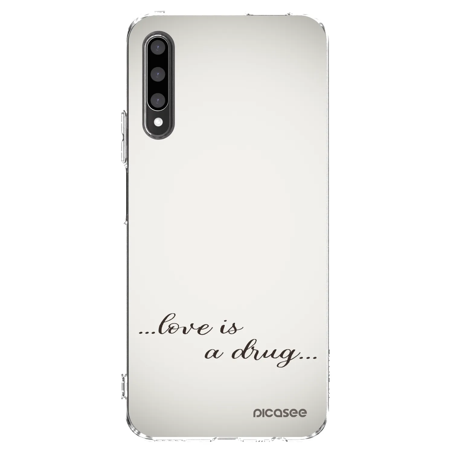 Picasee silikonový průhledný obal pro Honor 9X Pro - Love is a drug