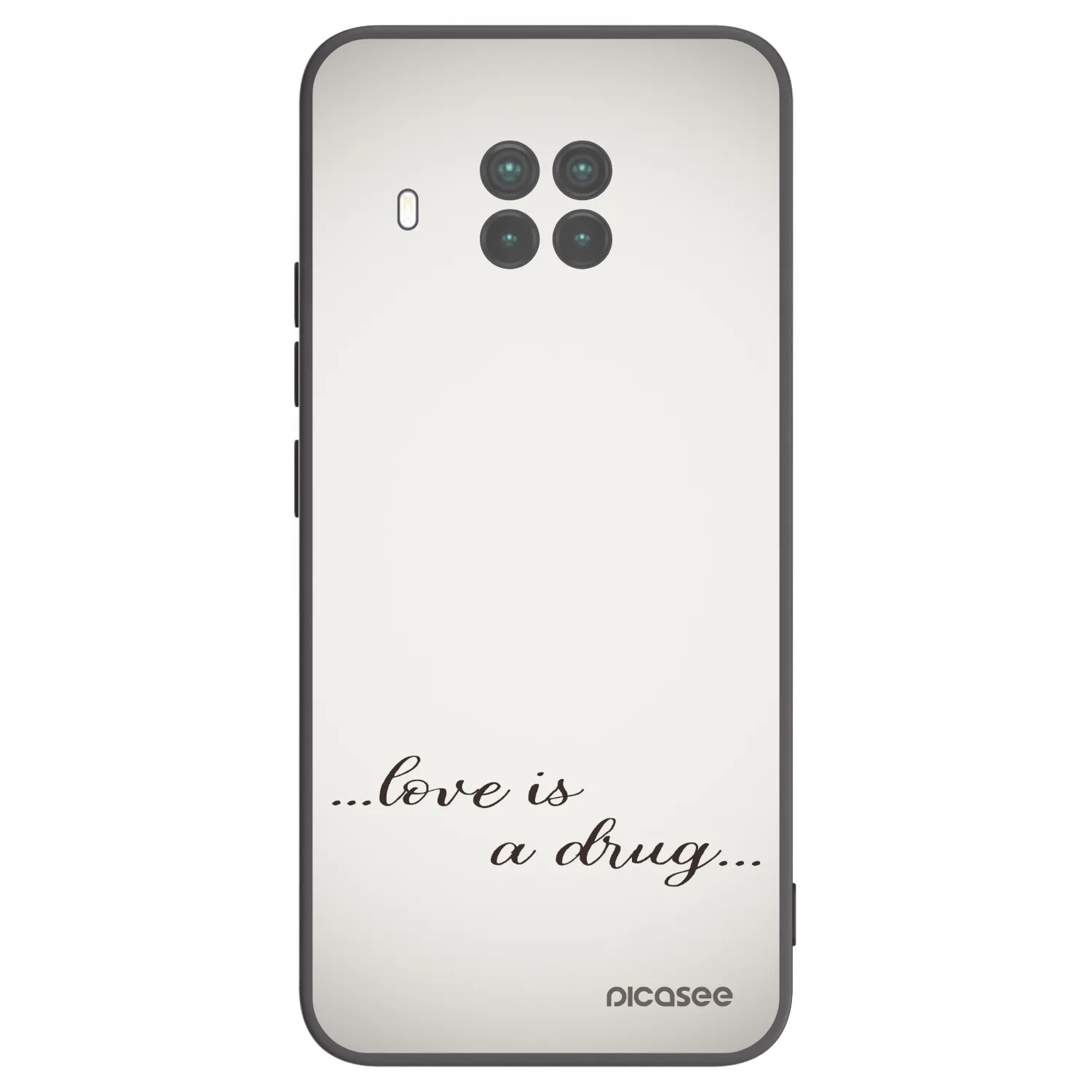 Picasee silikonový černý obal pro Xiaomi Mi 10T Lite - Love is a drug