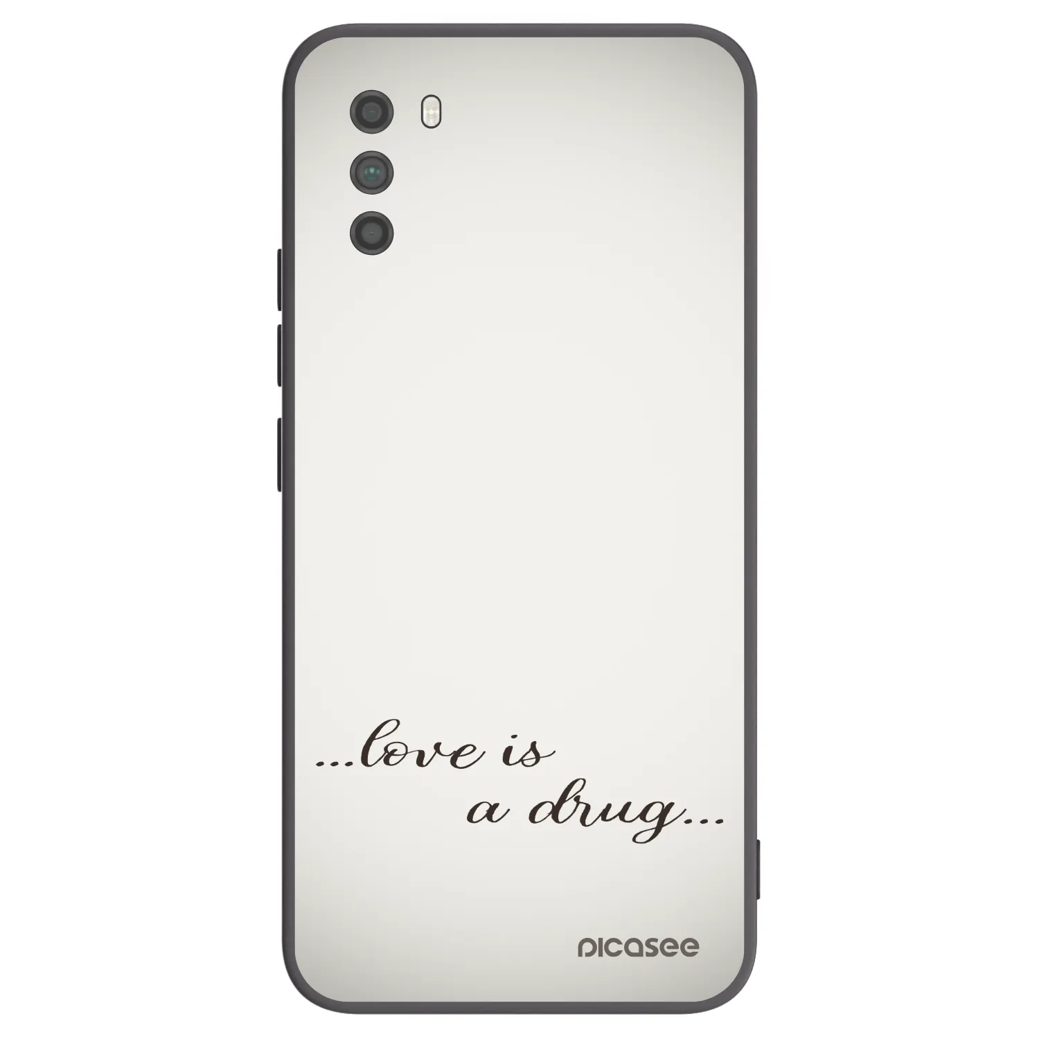 Picasee silikonový černý obal pro Xiaomi Poco M3 - Love is a drug