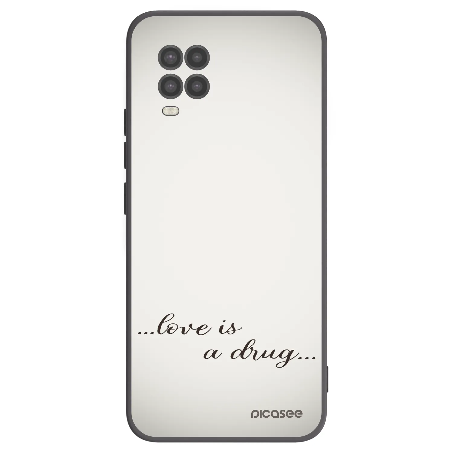 Picasee silikonový černý obal pro Xiaomi Mi 10 Lite - Love is a drug