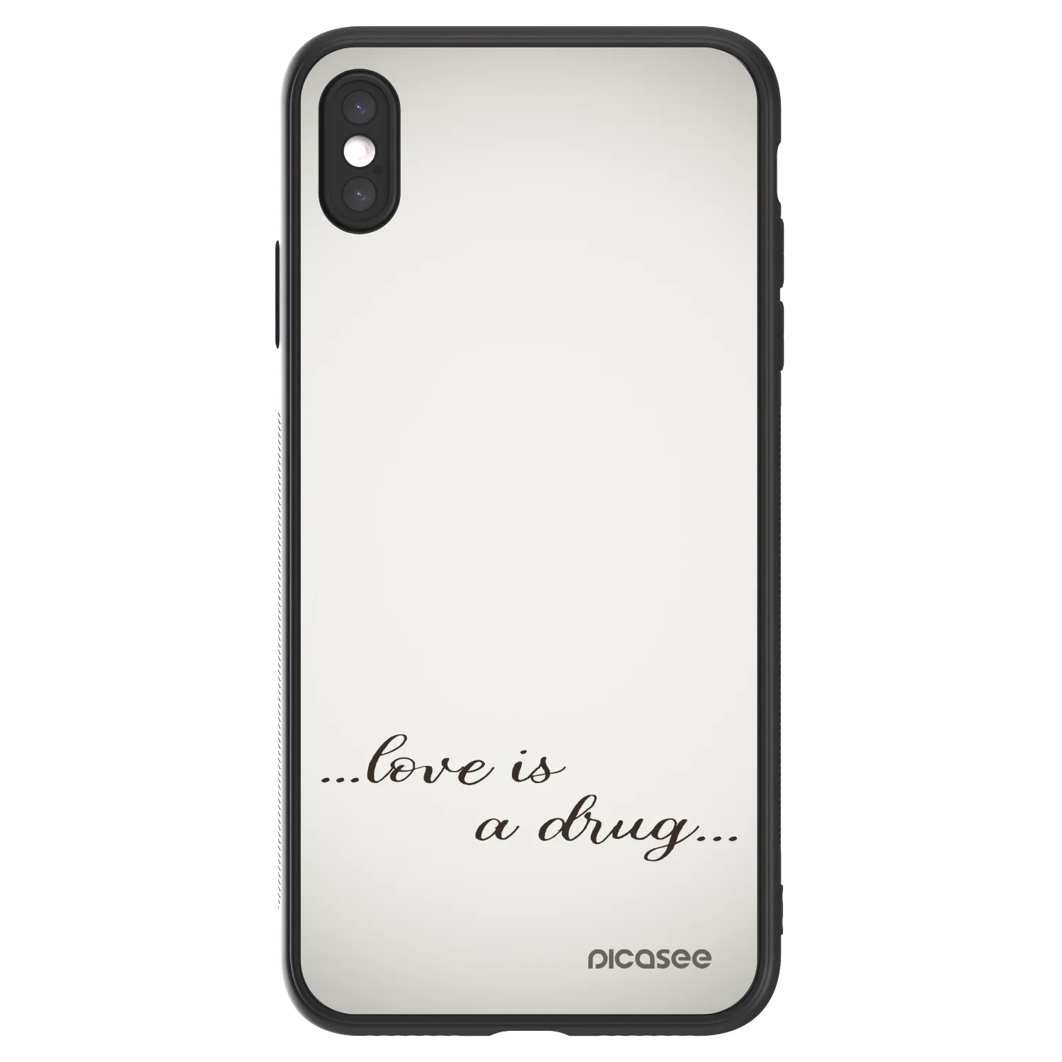 Picasee ULTIMATE CASE pro Apple iPhone XS Max - Love is a drug