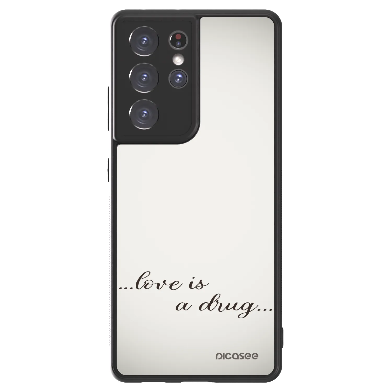 Picasee ULTIMATE CASE pro Samsung Galaxy S21 Ultra 5G G998B - Love is a drug