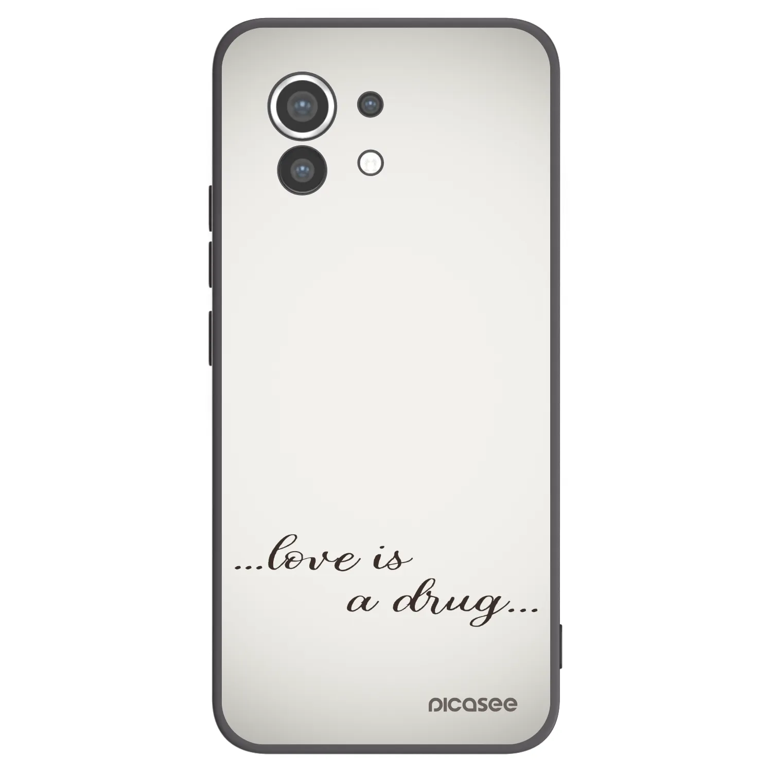 Picasee silikonový černý obal pro Xiaomi Mi 11 - Love is a drug