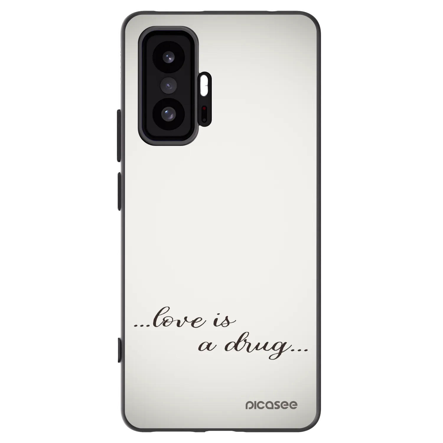 Picasee silikonový černý obal pro Xiaomi 11T Pro - Love is a drug