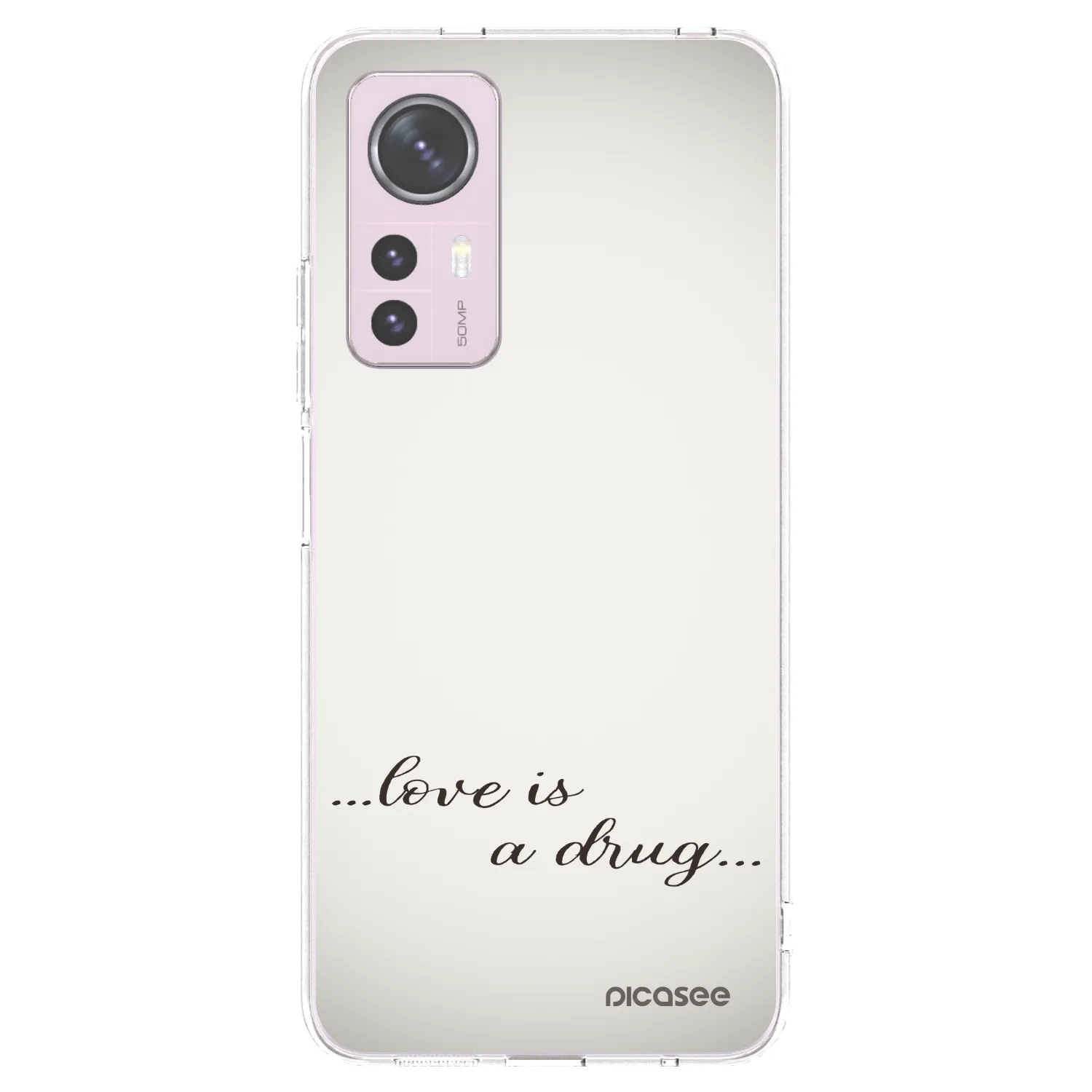 Picasee silikonový průhledný obal pro Xiaomi 12 - Love is a drug