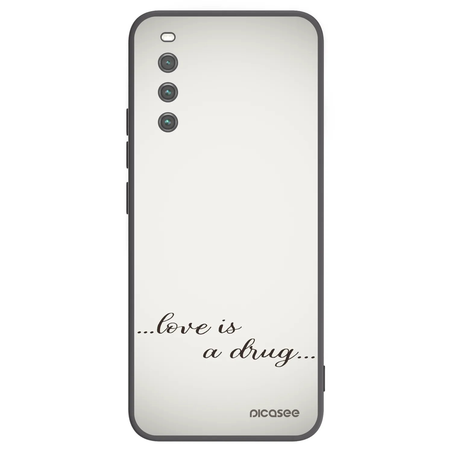 Picasee silikonový černý obal pro Sony Xperia 10 IV 5G - Love is a drug
