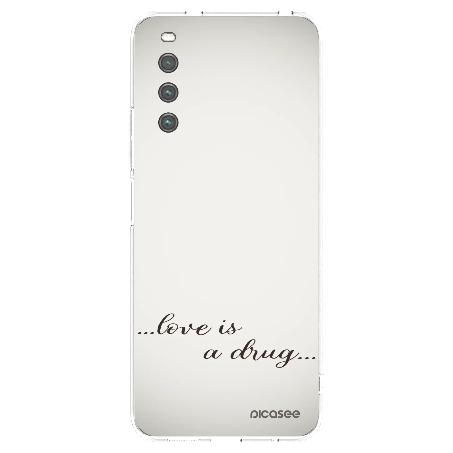 Picasee silikonový průhledný obal pro Sony Xperia 10 IV 5G - Love is a drug