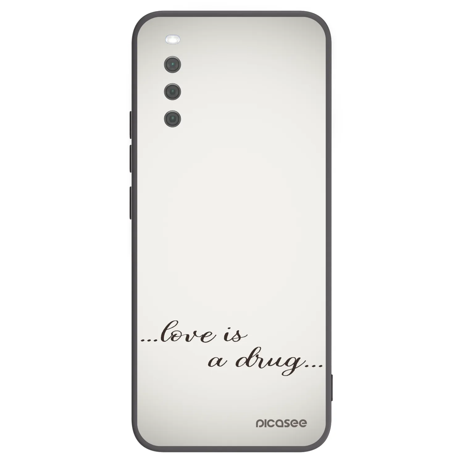 Picasee silikonový černý obal pro Sony Xperia 10 III - Love is a drug