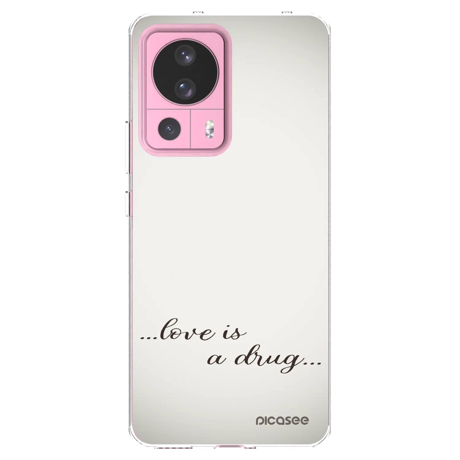 Picasee silikonový průhledný obal pro Xiaomi 13 Lite - Love is a drug