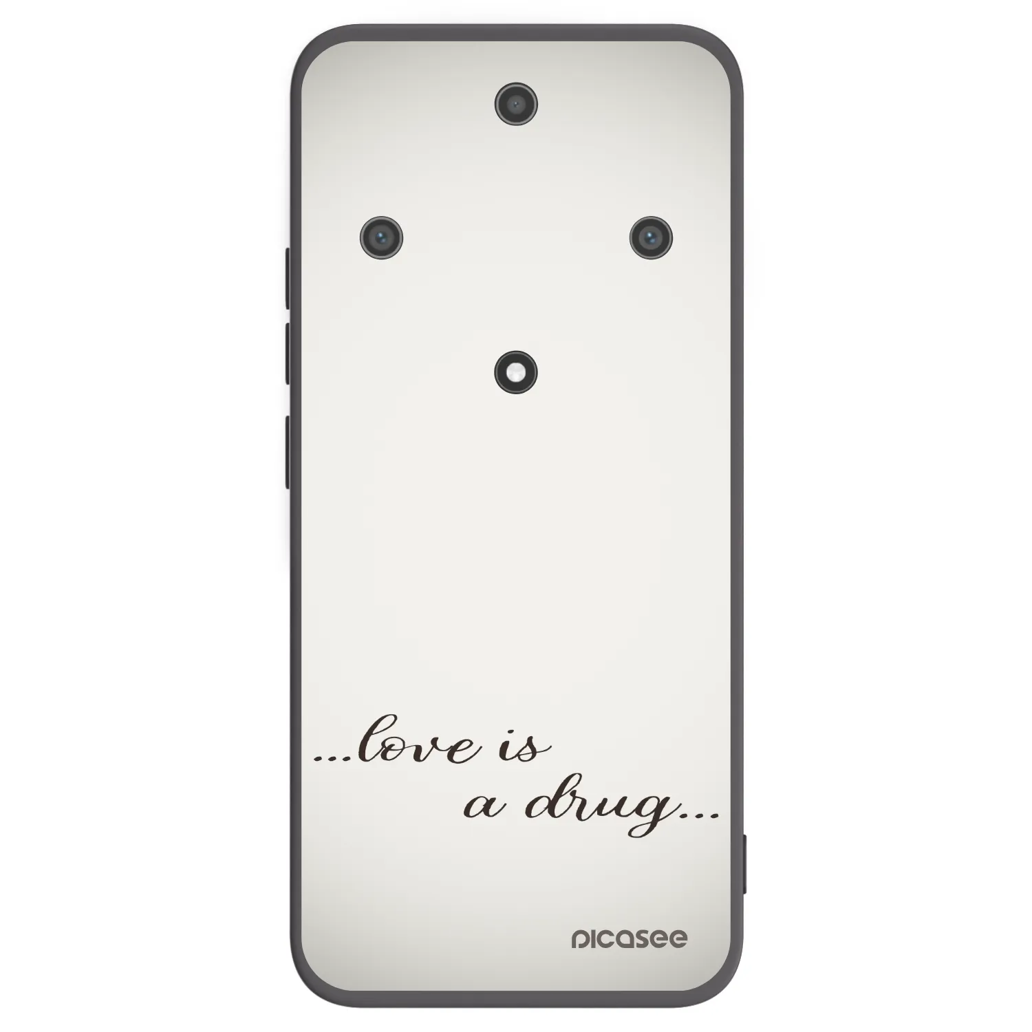 Picasee silikonový černý obal pro Honor Magic5 Lite 5G - Love is a drug