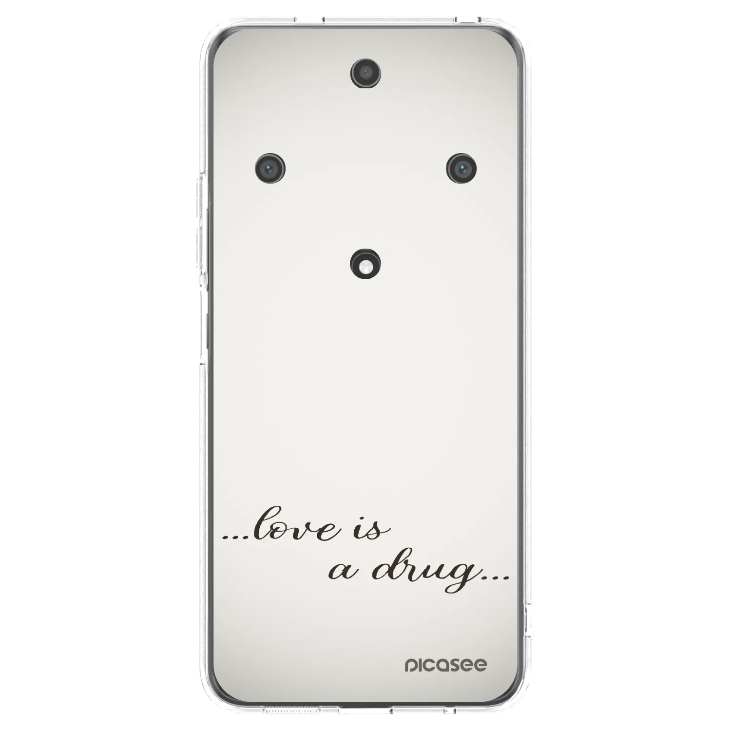 Picasee silikonový průhledný obal pro Honor Magic5 Lite 5G - Love is a drug