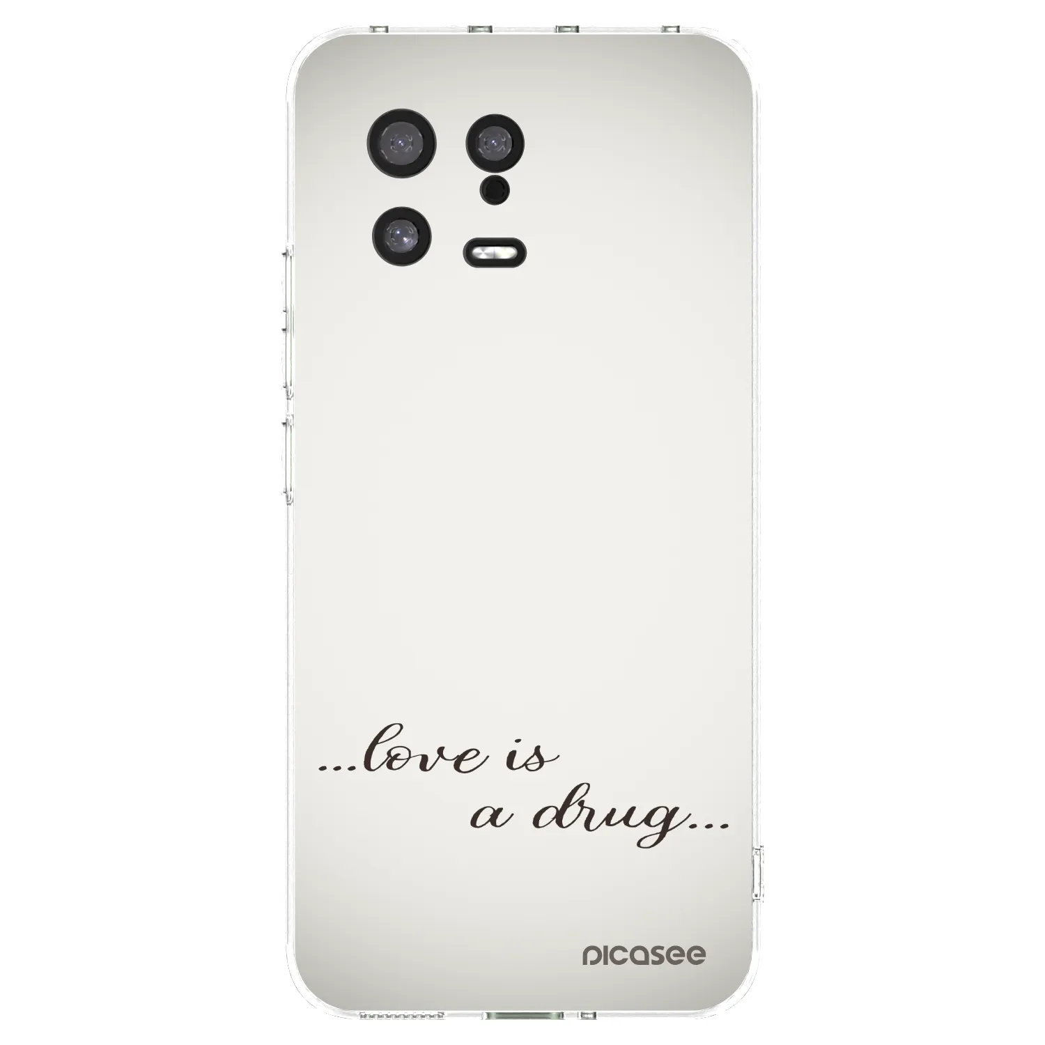 Picasee silikonový průhledný obal pro Xiaomi 13 - Love is a drug