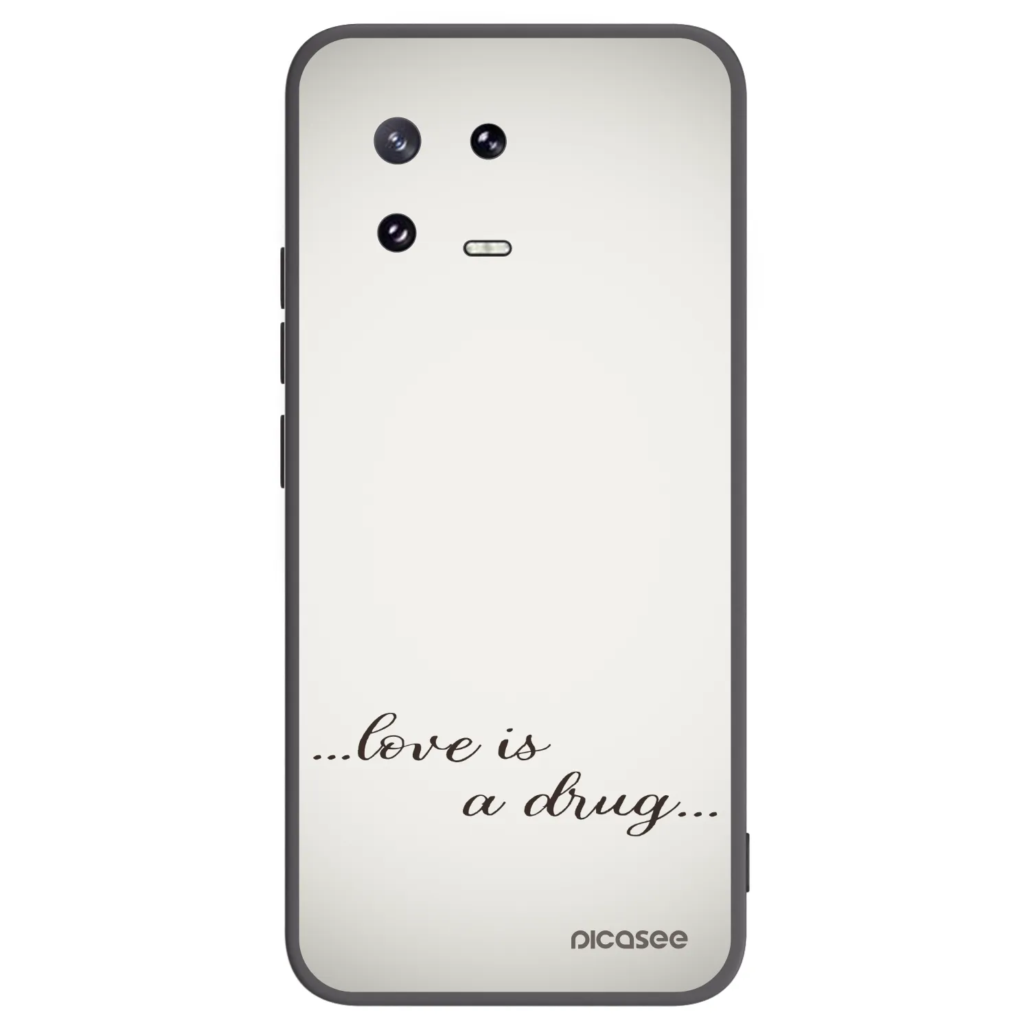 Picasee silikonový černý obal pro Xiaomi 13 Pro - Love is a drug