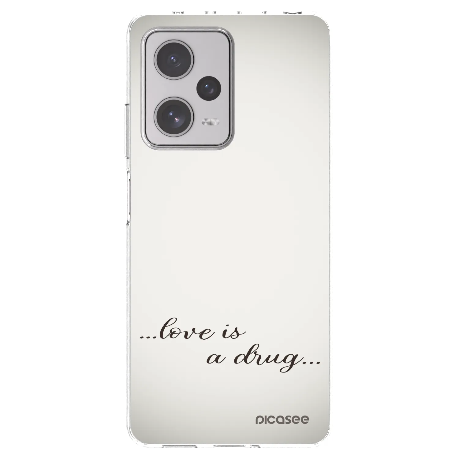 Picasee silikonový průhledný obal pro Xiaomi Redmi Note 12 Pro+ 5G - Love is a drug