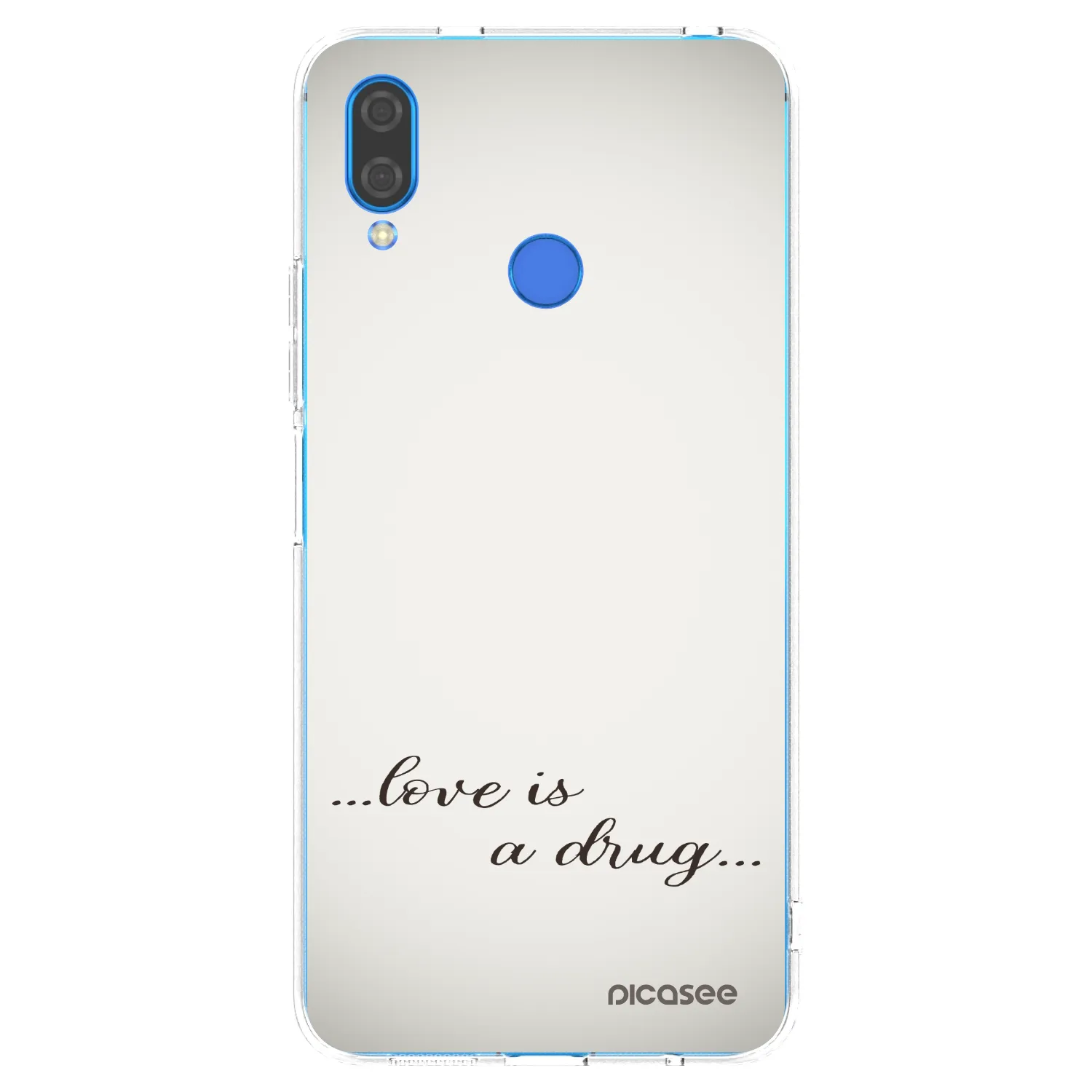 Picasee silikonový průhledný obal pro Huawei Nova 3 - Love is a drug