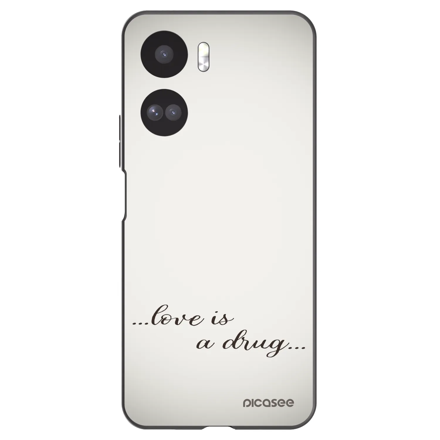 Picasee silikonový černý obal pro Honor 90 Lite 5G - Love is a drug