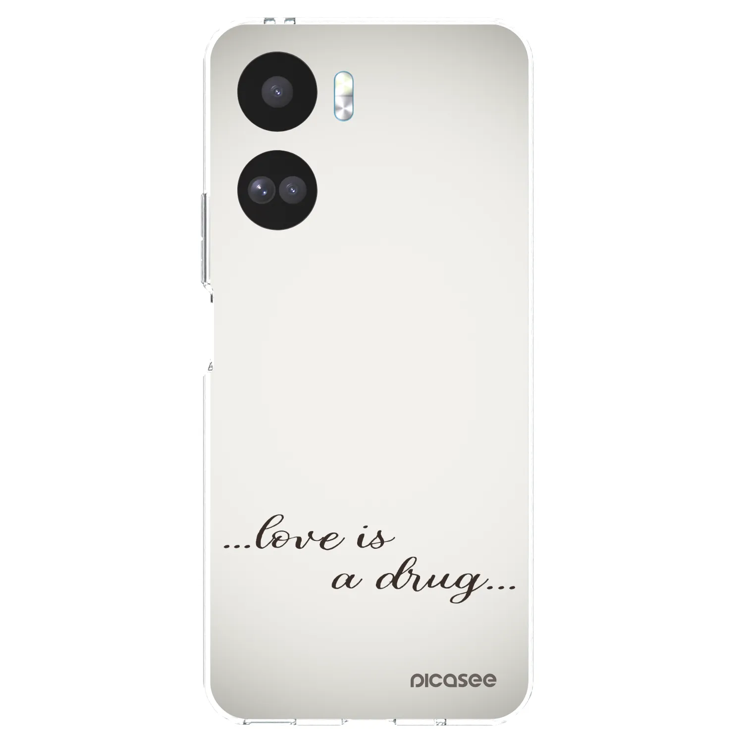 Picasee silikonový průhledný obal pro Honor 90 Lite 5G - Love is a drug