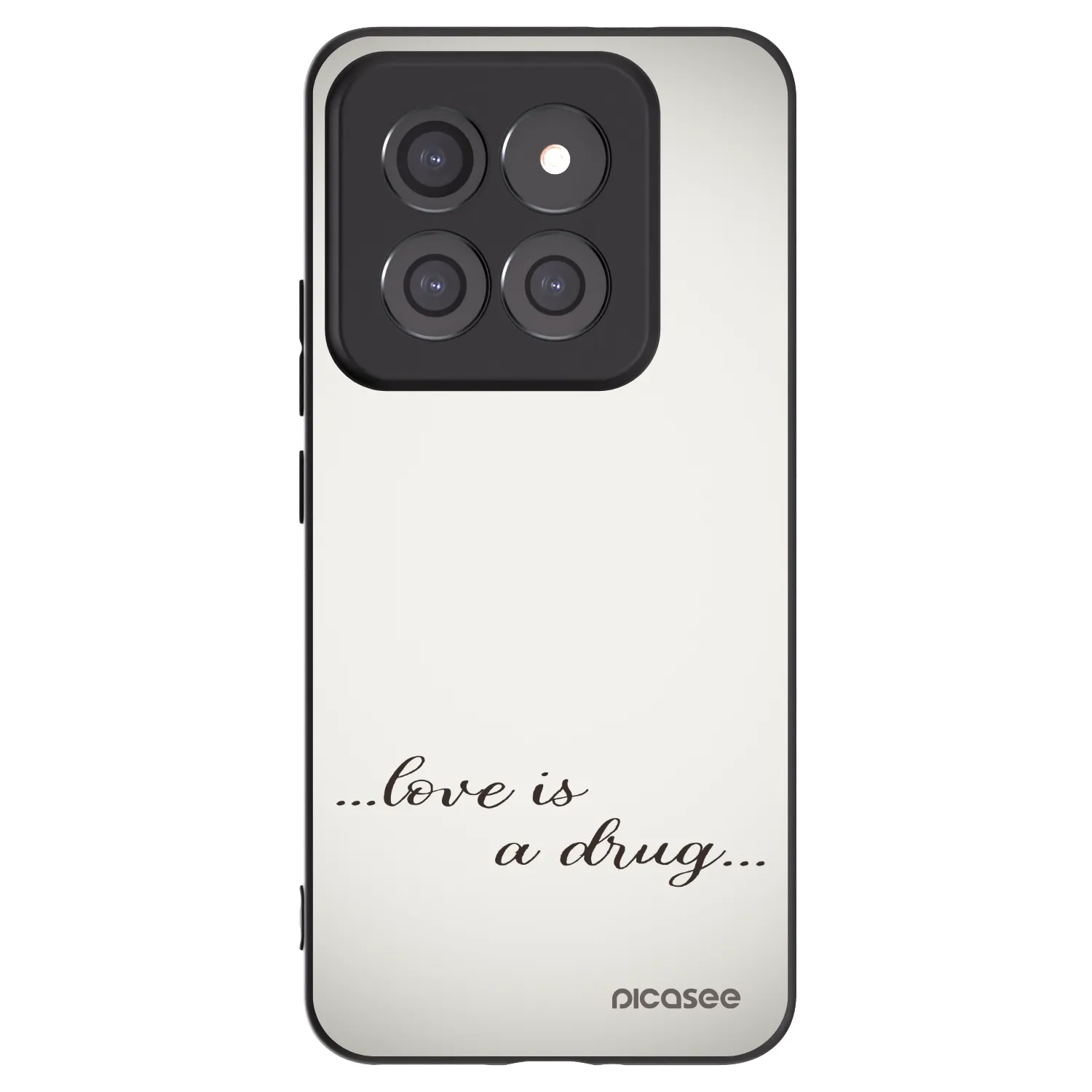 Picasee silikonový černý obal pro Xiaomi 14 Pro - Love is a drug