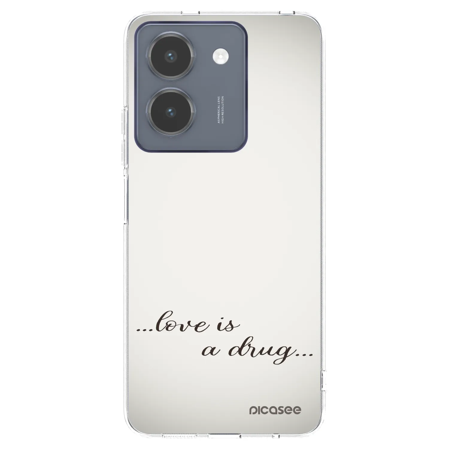 Picasee silikonový průhledný obal pro Vivo Y36 4G - Love is a drug