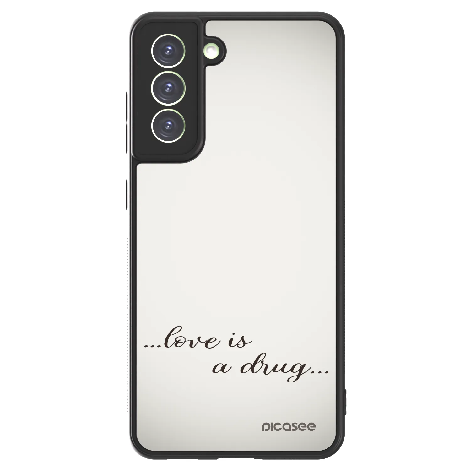 Picasee ULTIMATE CASE PowerShare pro Samsung Galaxy S21 FE 5G - Love is a drug