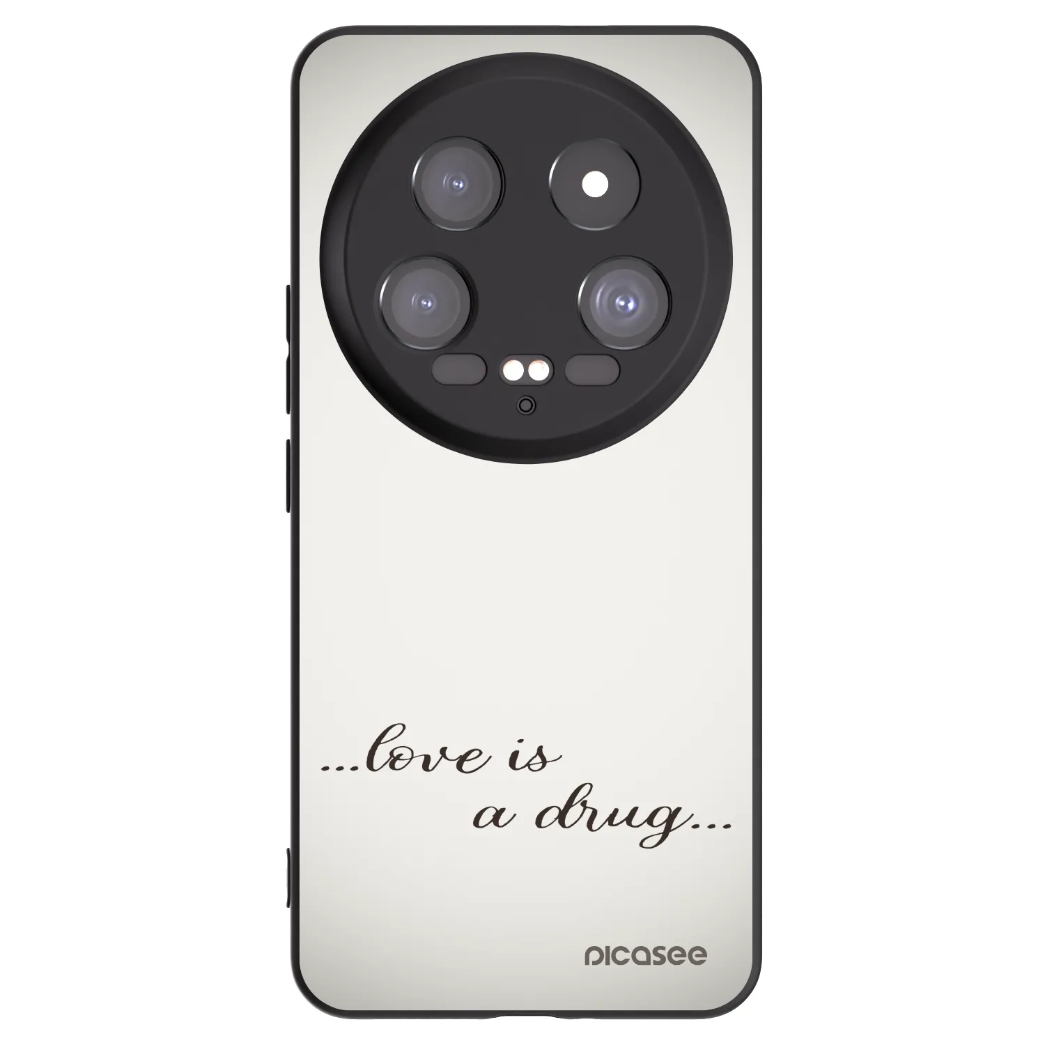 Picasee silikonový černý obal pro Xiaomi 14 Ultra - Love is a drug