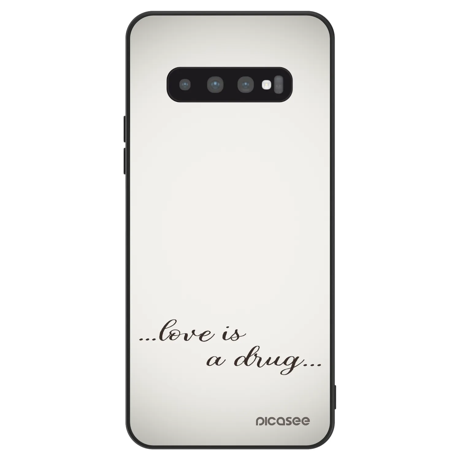 Picasee ULTIMATE CASE pro Samsung Galaxy S10 Plus G975 - Love is a drug