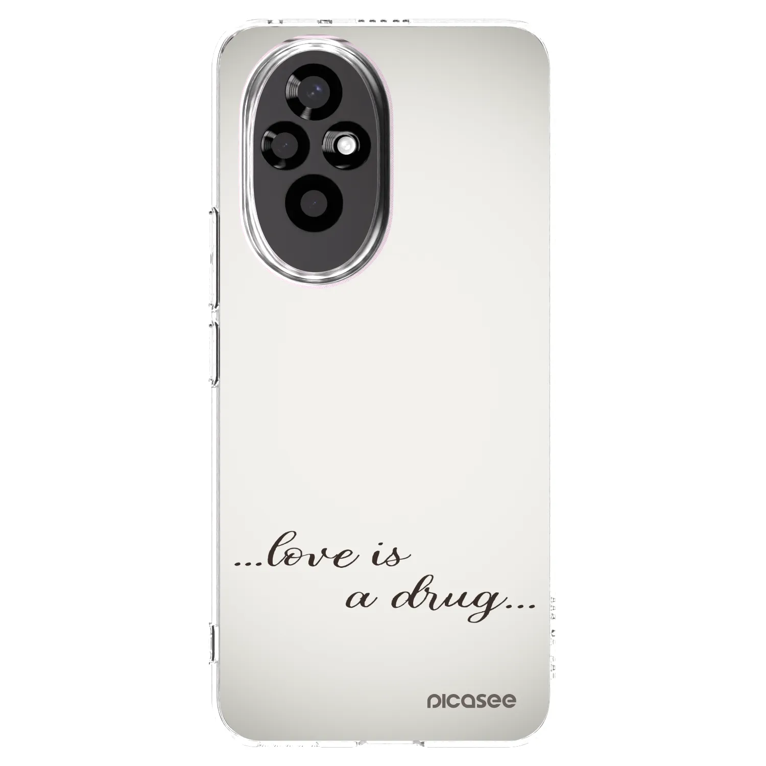 Picasee silikonový průhledný obal pro Honor 200 Pro 5G - Love is a drug