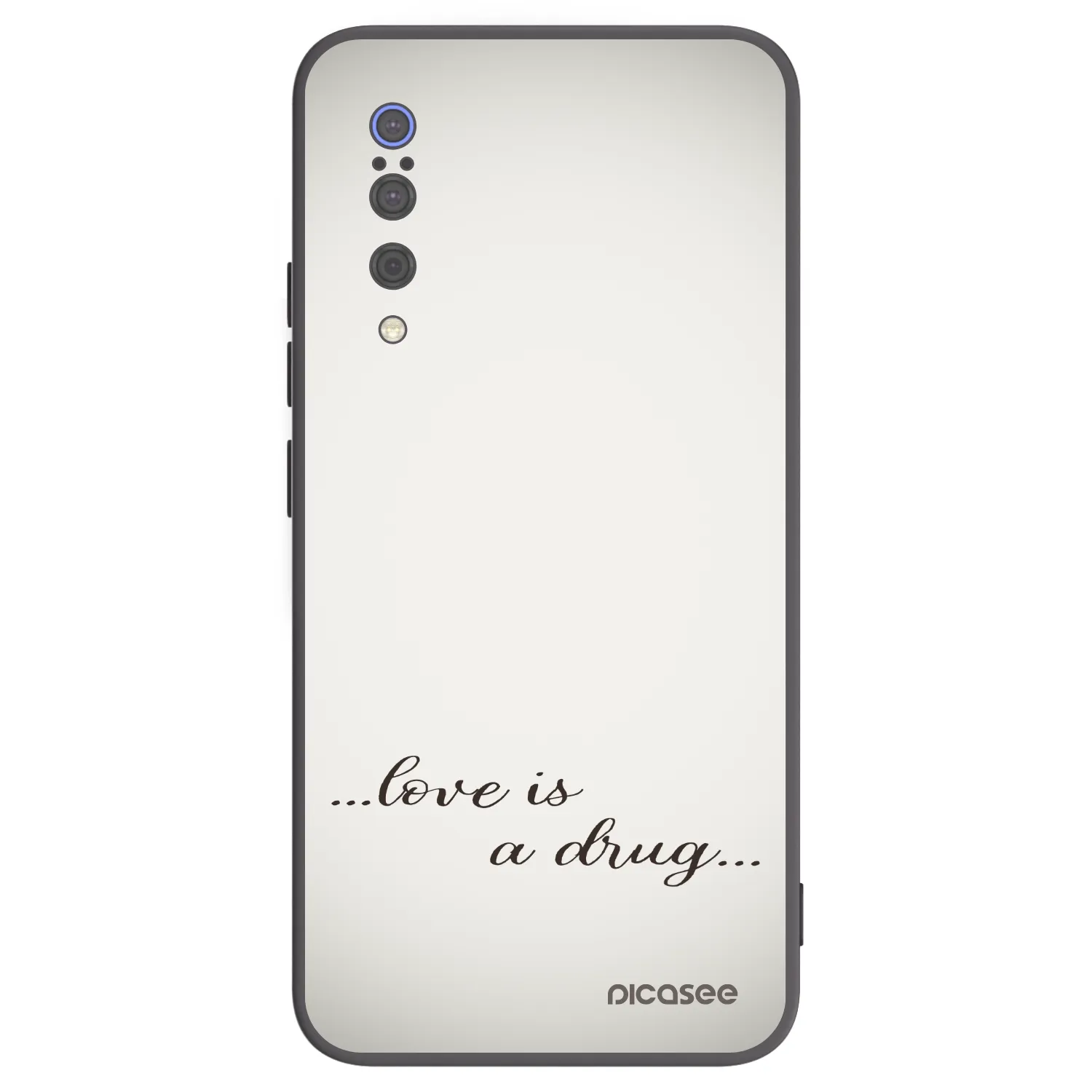 Picasee silikonový černý obal pro Xiaomi Mi 9 - Love is a drug