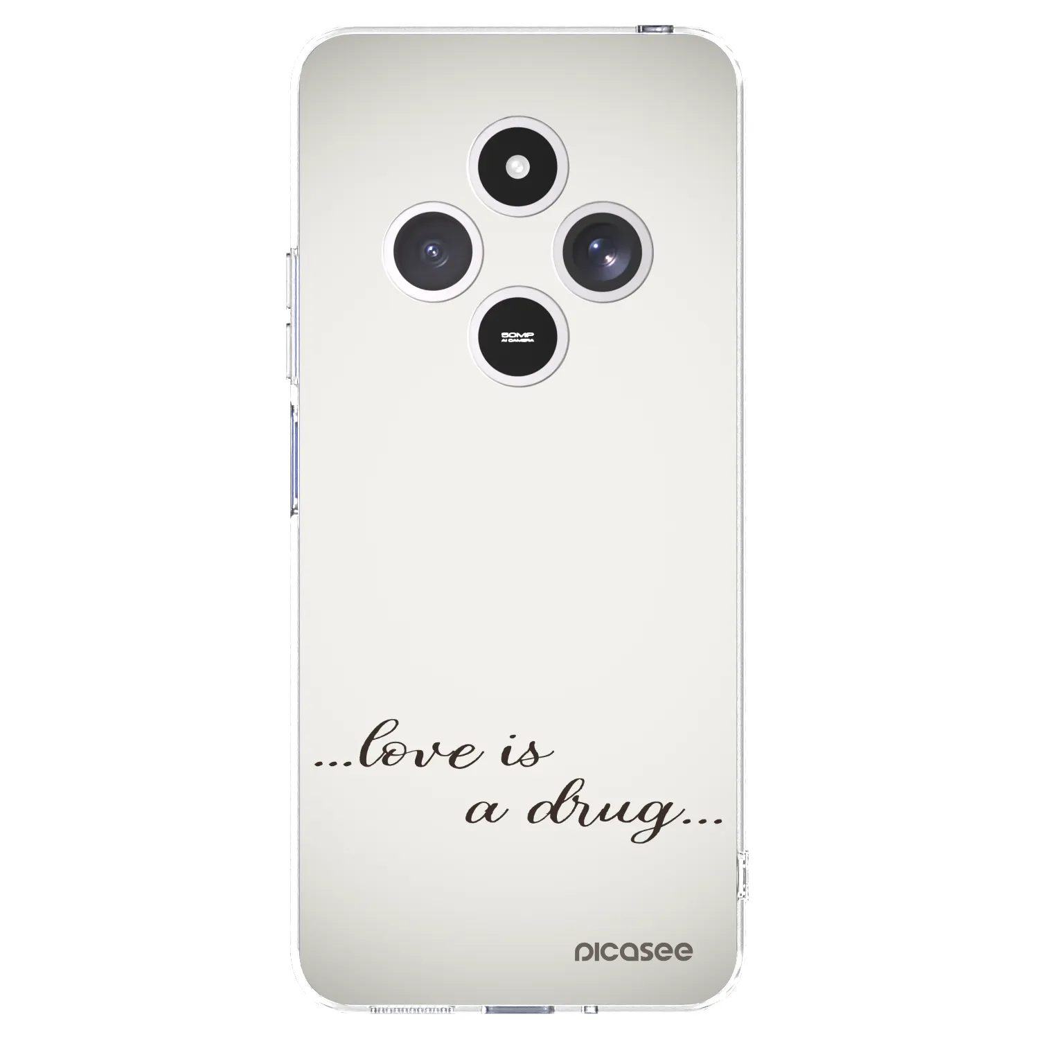 Picasee silikonový průhledný obal pro Xiaomi Redmi 14C - Love is a drug