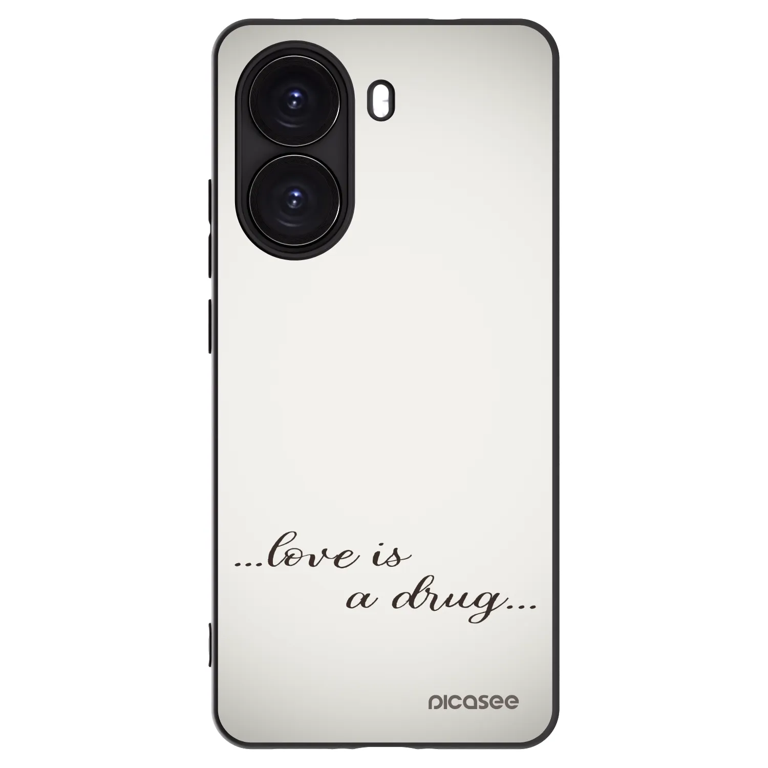 Picasee silikonový černý obal pro Xiaomi Poco X7 Pro 5G - Love is a drug
