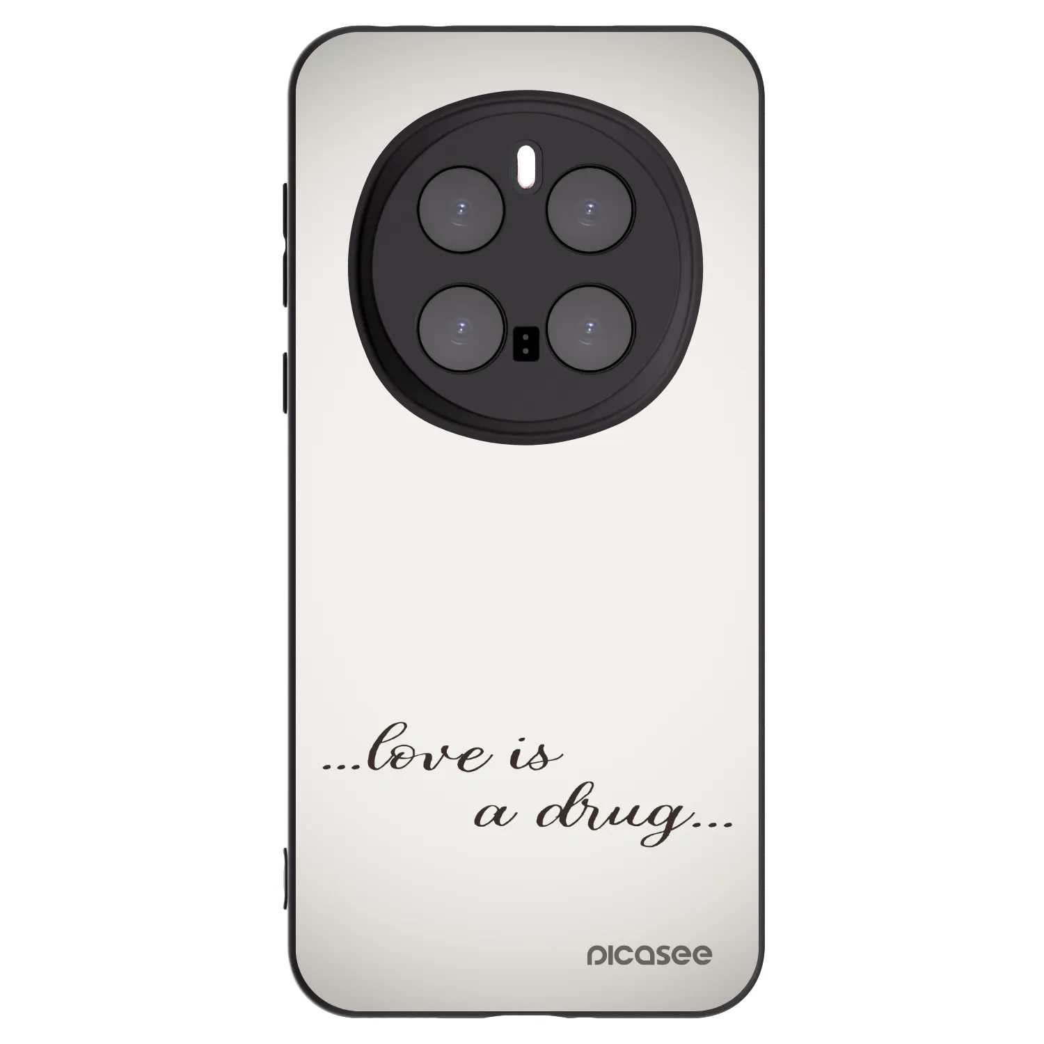 Picasee silikonový černý obal pro Honor Magic7 Pro 5G - Love is a drug