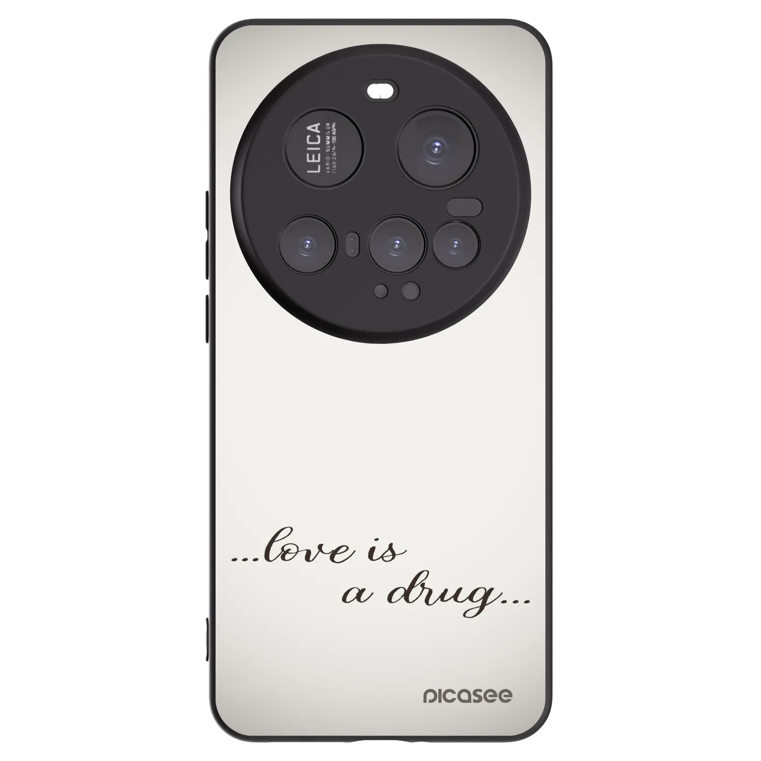 Picasee silikonový černý obal pro Xiaomi 15 Ultra - Love is a drug