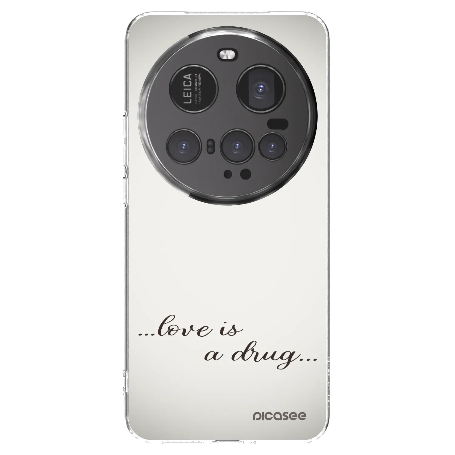Picasee silikonový průhledný obal pro Xiaomi 15 Ultra - Love is a drug