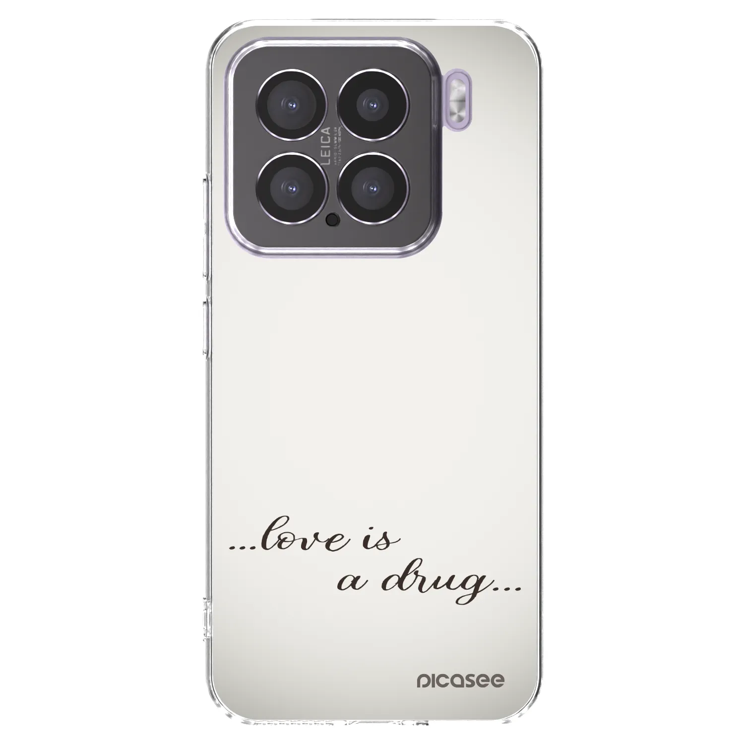 Picasee silikonový průhledný obal pro Xiaomi 15 - Love is a drug